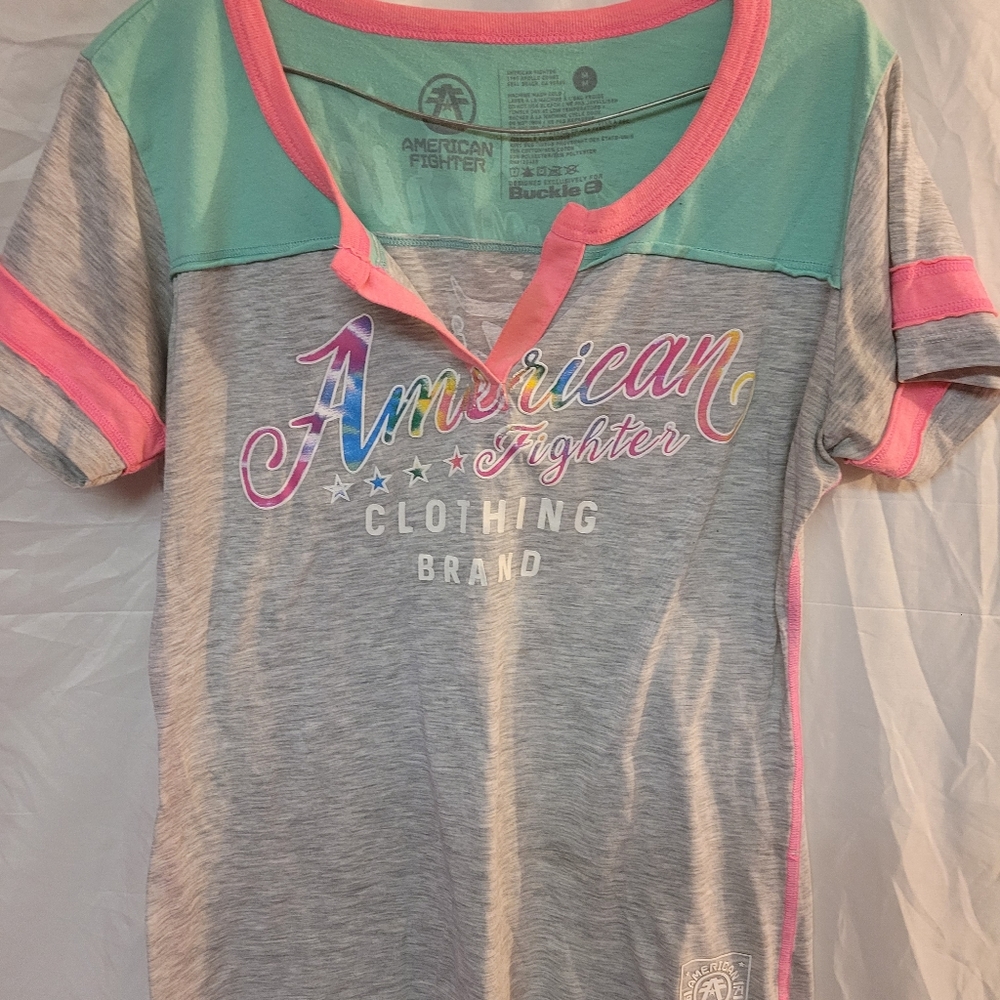 Womans American Fighter Shirt Meduim